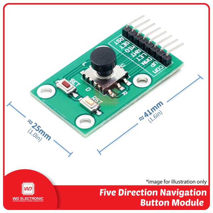 5D Rocker Joystick for Arduino Five Direction Navigation Button module