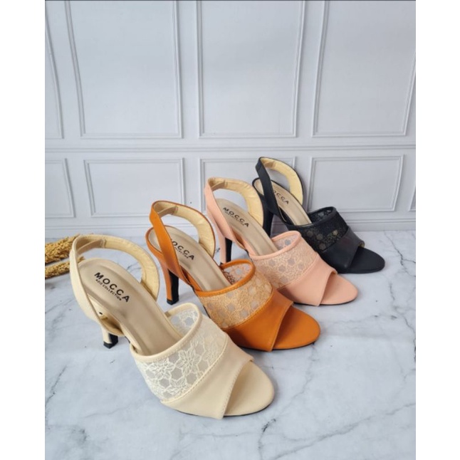 ABBUSHOES iB 07 Haig hell brukat karet melinda 9cm
