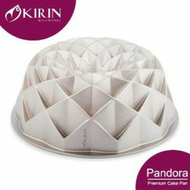 KIRIN PREMIUM CAKE PAN PANDORA CHAMPAGNE GOLD | LOYANG BOLU PANDORA