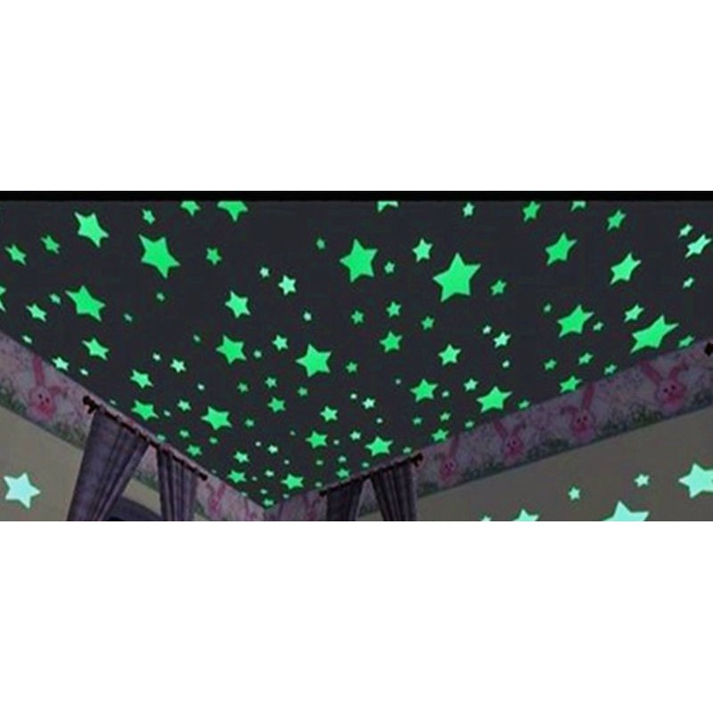 

stiker bintang glow in the dark fosfor
