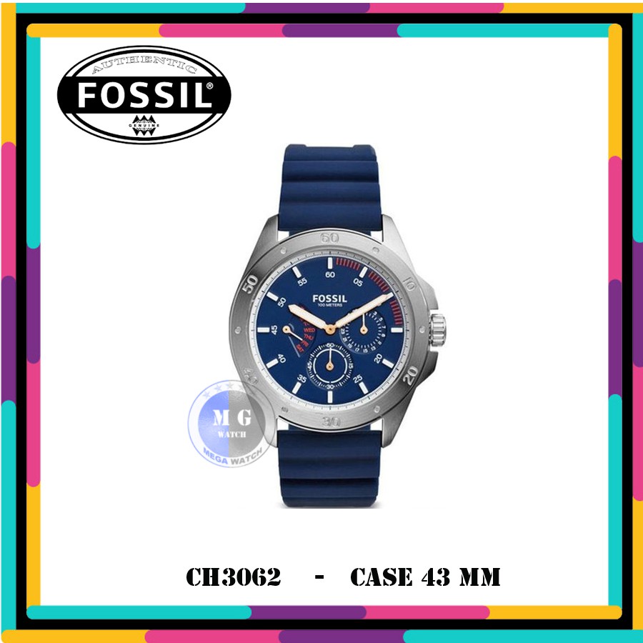 Jam Tangan Pria Fossil Original CH3062 CH 3062 Sport 54 Blue  MURAH