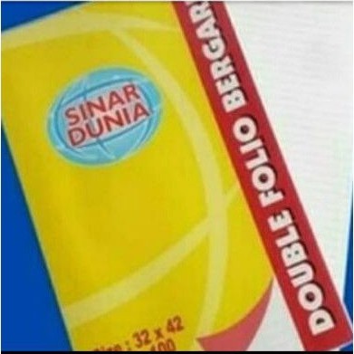 

Kertas Double Folio Bergaris isi 100 Lembar