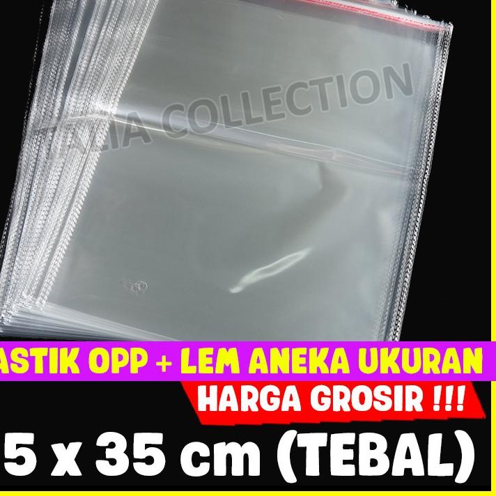 

Terjangkau - Plastik OPP Lem 25x35 TEBAL Plastik Baju OPP Lem aneka ukuran !!