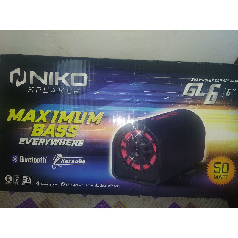 speaker bluetooth Niko Mega bass