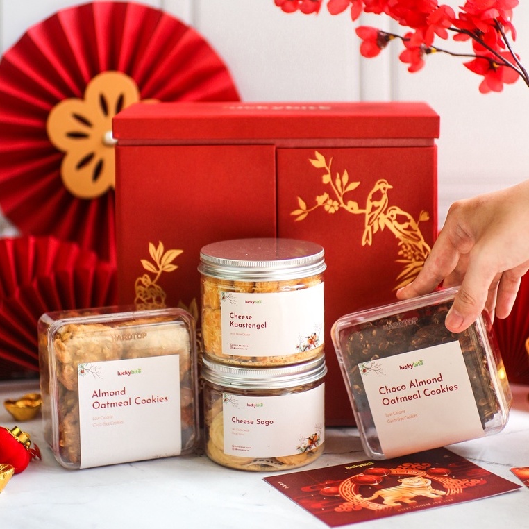 Hampers Imlek FORTUNE (福) SET - PREMIUM HARD BOX