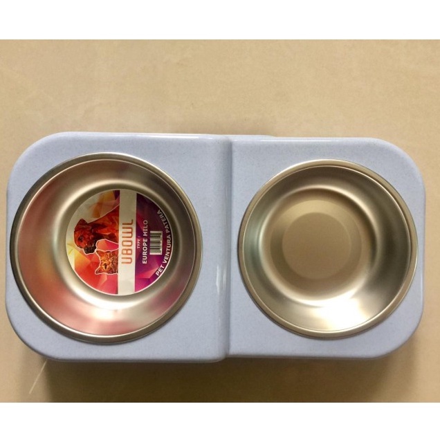 UBOWL EUROPE HILO  Double Tempat Makan Minum Kucing Anjing Stainless