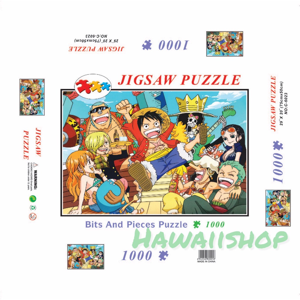 Puzzle Jigsaw 1000 pcs Uk.75x50cm - One Piece Yeah