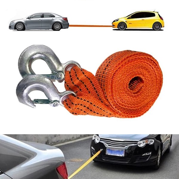 Tali Derek Mobil Towing Car Emergency Tow Rope 3 meter 3 ton Bengkel