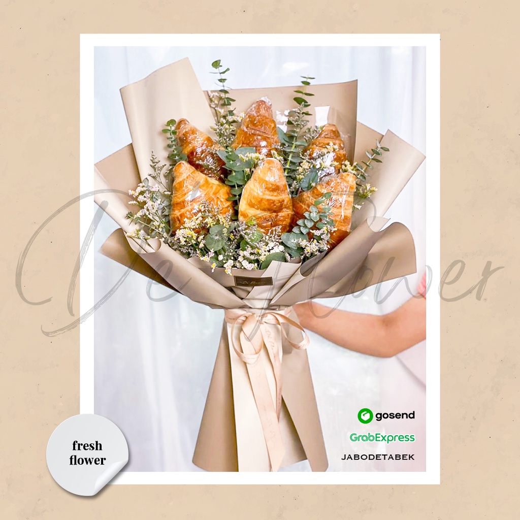 

De'Flower Croissant Bouquet Snack