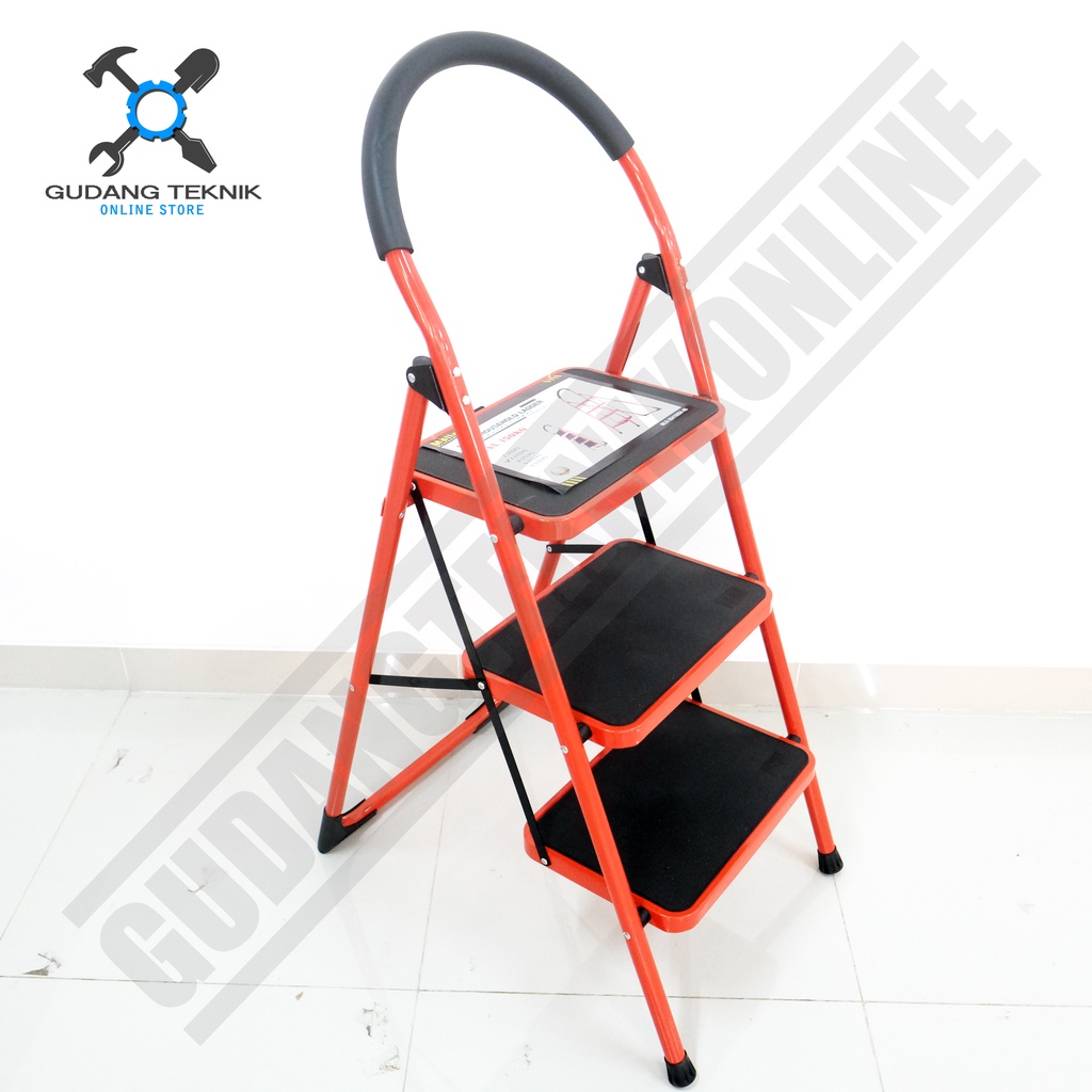 Tangga Rumah Besi Lipat 3 Step MOLLAR / Household Steel Ladder 3S MOLLAR