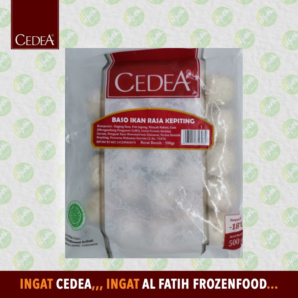 Jual Cedea Baso Ikan Rasa Kepiting 500gr Shopee Indonesia