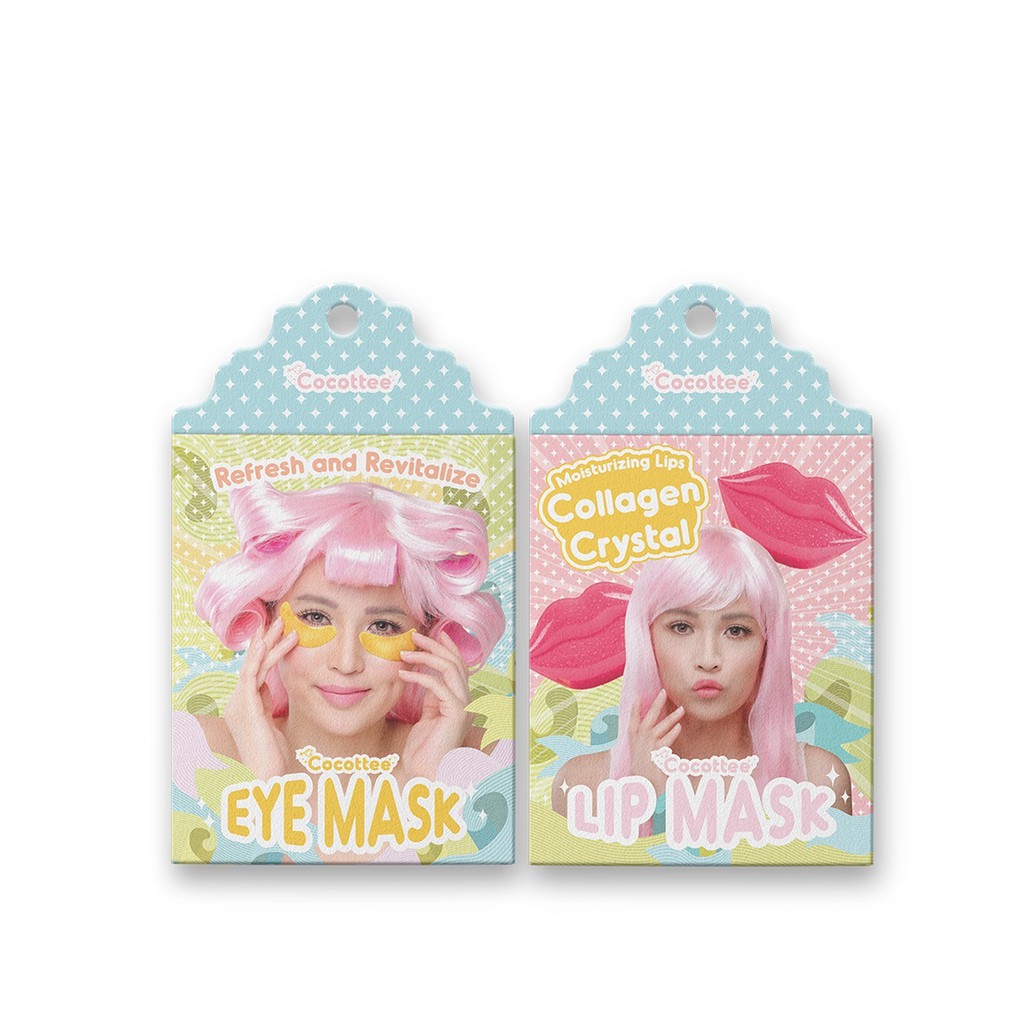 

COCOTTEE 1 sachet masker mata dan 1 sachet masker bibir