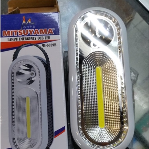 Lampu Emergency Mitsuyama MS-6029B 1+21 Smd Cahaya Terang Batrai Awet