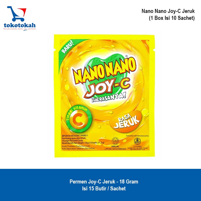 

Nano Nano Joy-C Permen Jeruk - Box