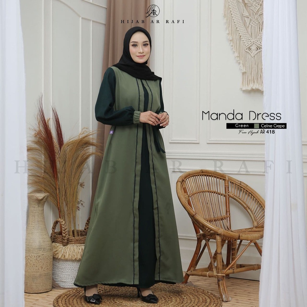 Dress Muslim Wanita Arrafi Manda Dress Kombinasi List Warna Dan Variasi Dress Wudlu Friendly Arrafi 