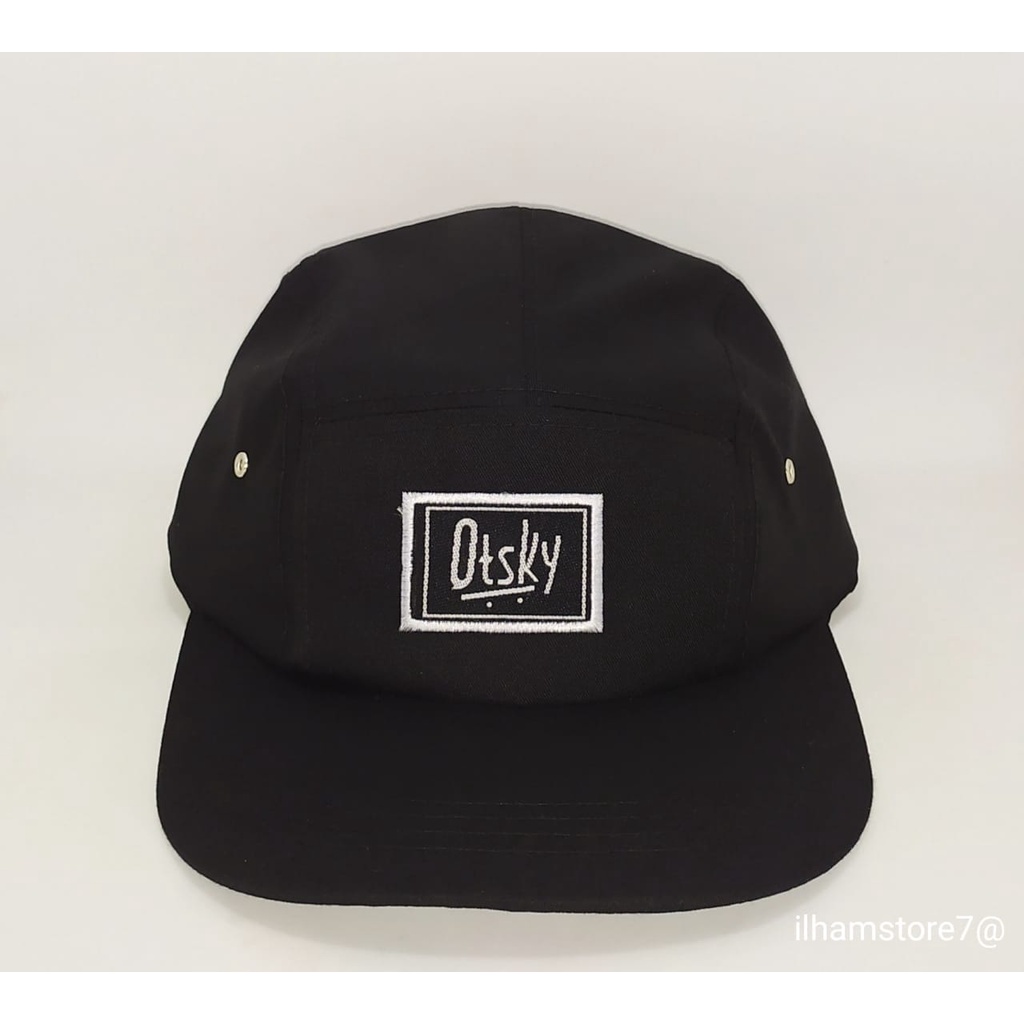 (COD)Topi Distro Pria/Topi Snapback Bordir OTSKYY Lima Panel New Model/Topi Hip-Hop