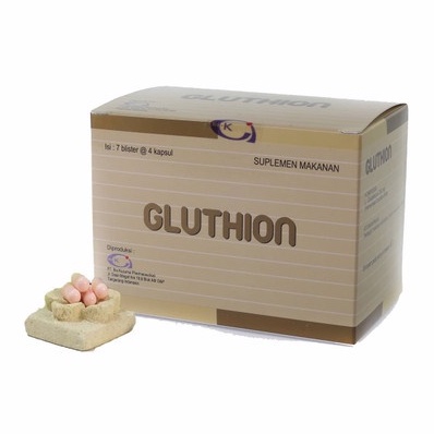 Gluthion suplemen kapsul whitening pemutih aman BPOM