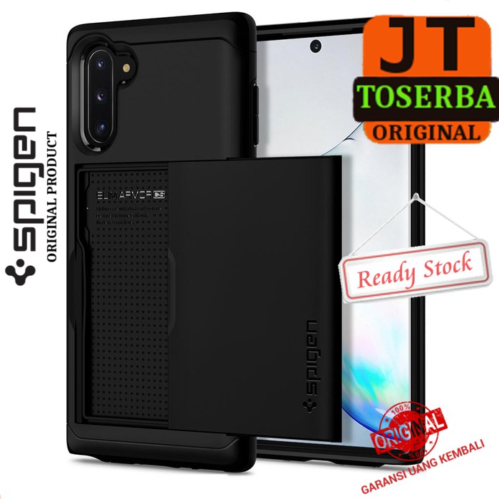 CASE SAMSUNG NOTE 10 NOTE 10 PLUS DUAL CASE SPIGEN SLIM ARMOR WITH CARD SLOT ELEGANT CASE CASING