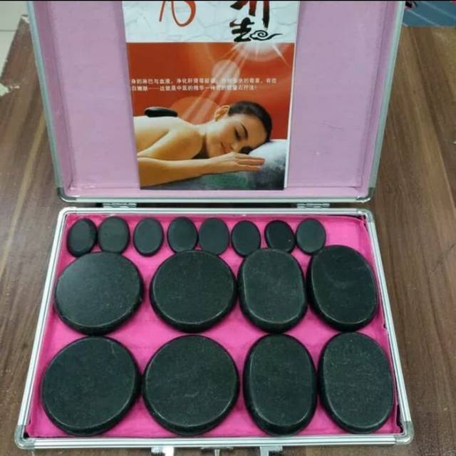 Hot Stone Box Warmer and 1 set hot stone massage
