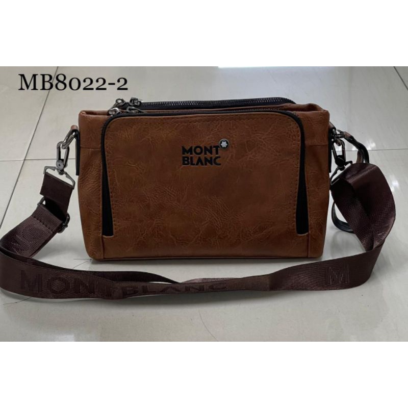 Handbag/ tas Selempang Multifungsi Montblanc kulit 8022-3  kulit