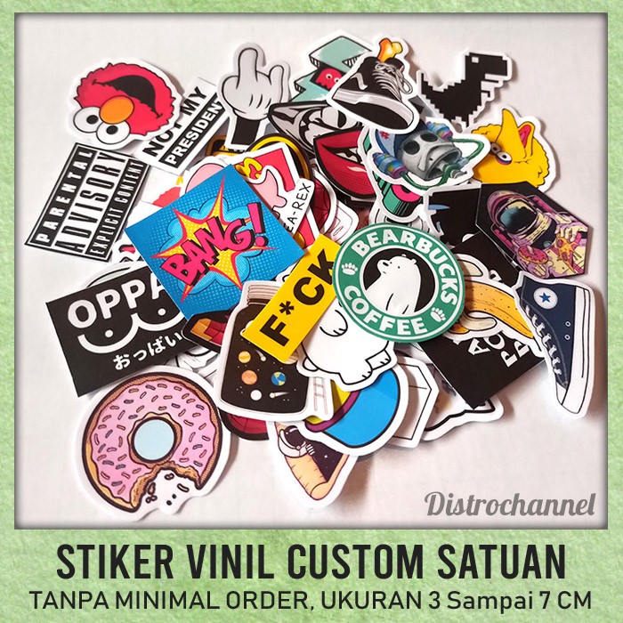 

Stiker Vinil Satuan Tanpa Minimal Order