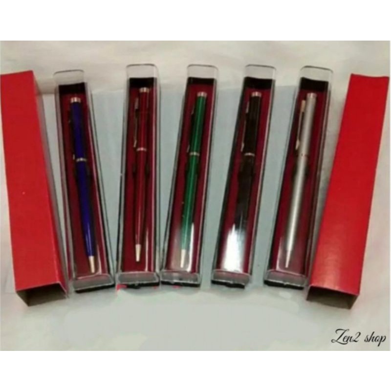 

Pulpen / Ballpoint Metal Promosi / Bp Paku + Box