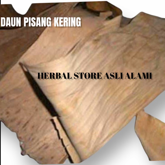 Daun pisang kering media jangkrik 100 gr