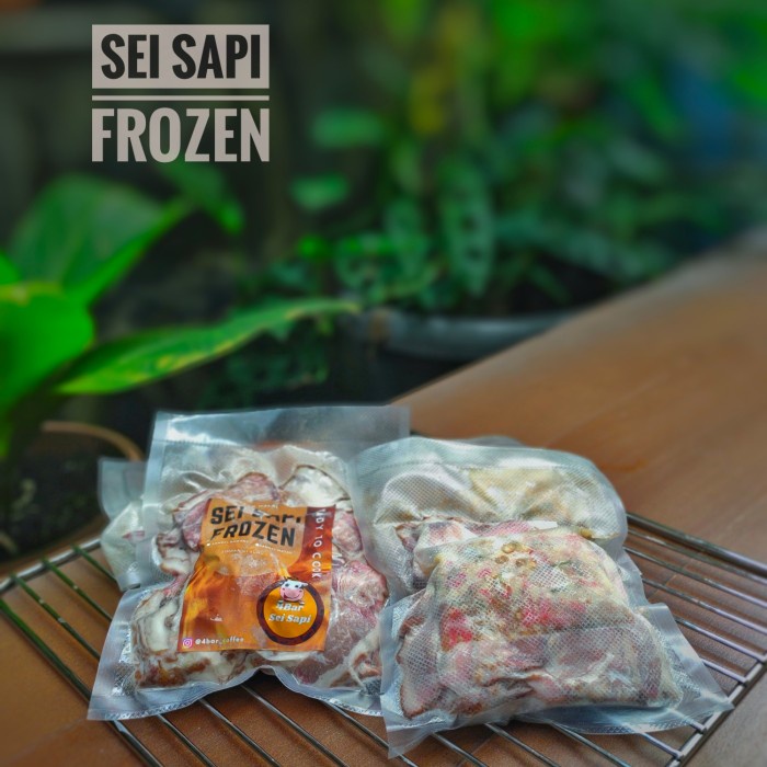 

Daging Asap - Sei Sapi Daging Asap Khas Ntt Sambal Bawang