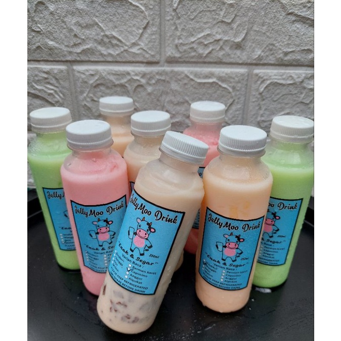 

Minuman Jelly Susu/Jelly moo drink / jelly drink/minuman jelly