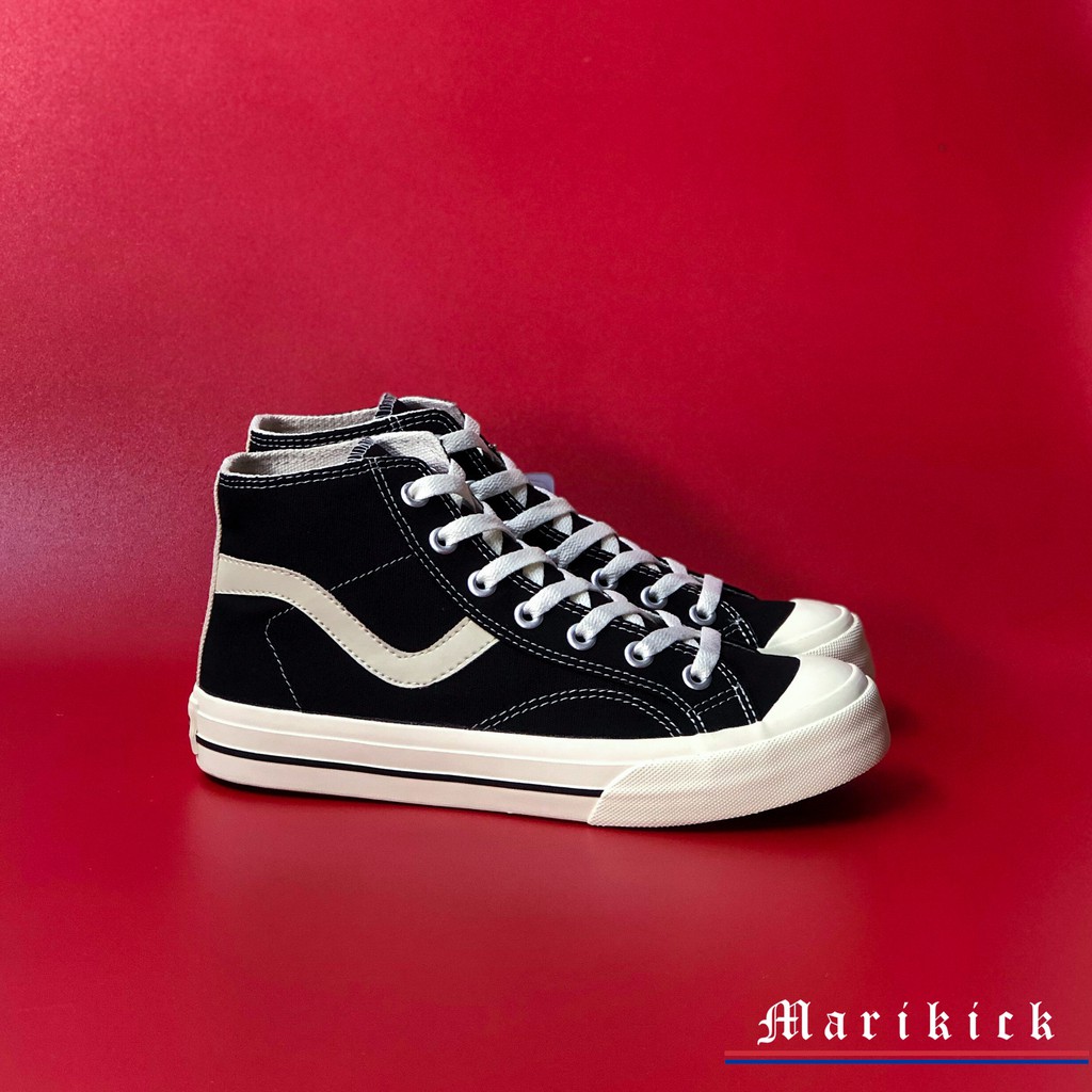  Sepatu  Ventela  Public High Black Natural Termurah 