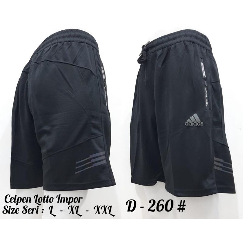 Celana micro pendek running import hitam/ celana olahraga GO motif 3