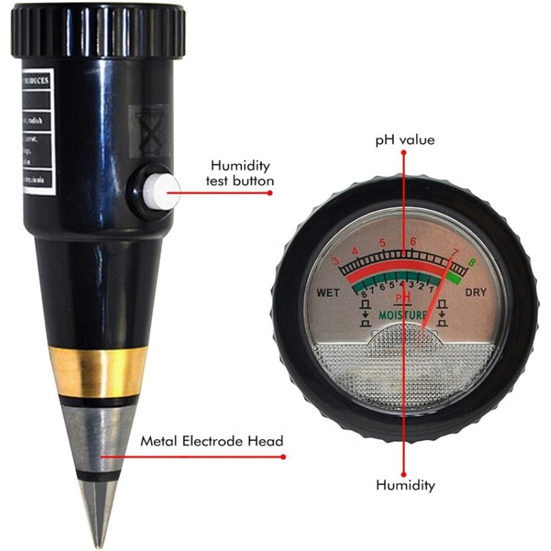 pH Meter, Soil Tester, PH Meter Tanah VT-05,  PH Meter VT05, PH meter tanah VT 05 Akurat, Original