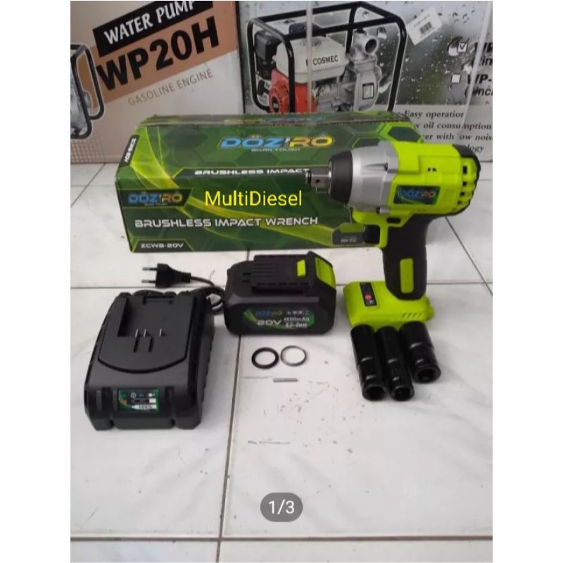Bor Batrei 20V DOZIRO | Brushless Impact Wrench 20volt DOZIRO
