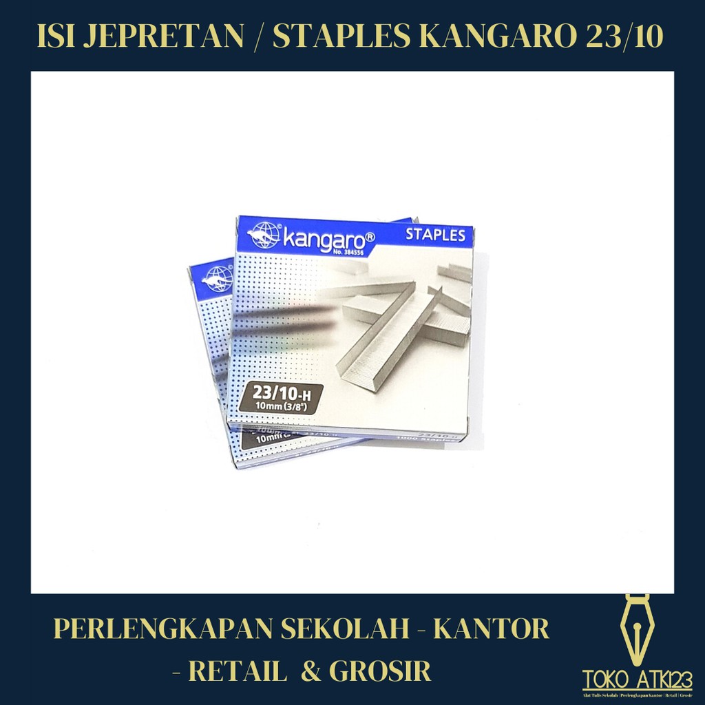 Staples / Isi Jepretan Merk Kangaro No. 23/10-H