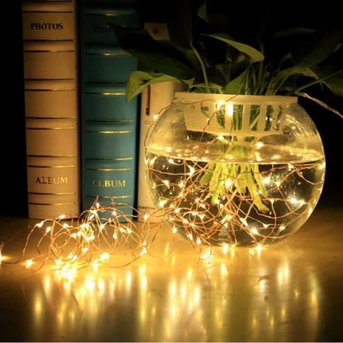 Copper Wire Fairy Light String Light LED Lamp Strip USB Lampu Hias