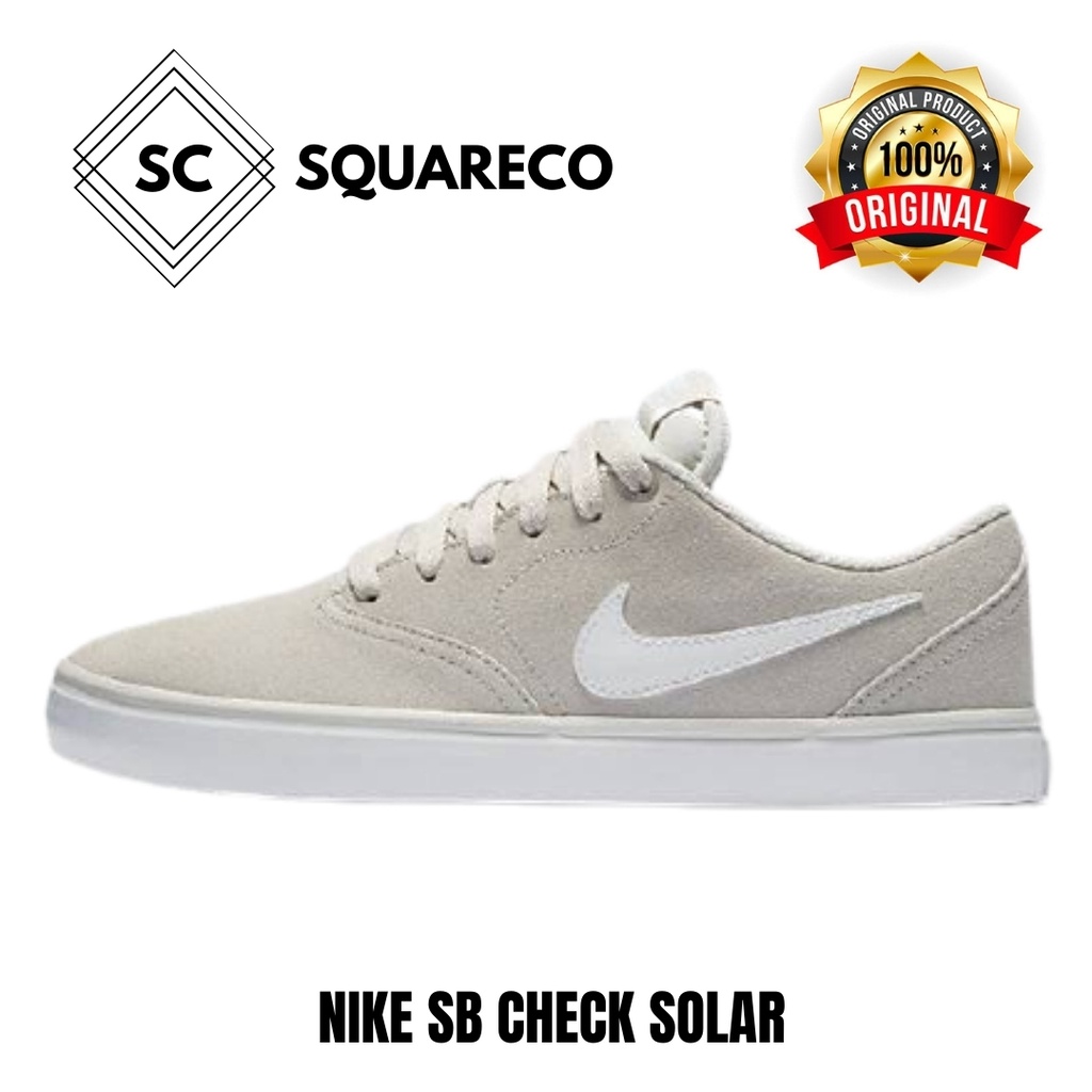 SEPATU NIKE PRIA CASUAL ORIGINAL NIKE SB CHECK SOLAR SNEAKERS 843895010