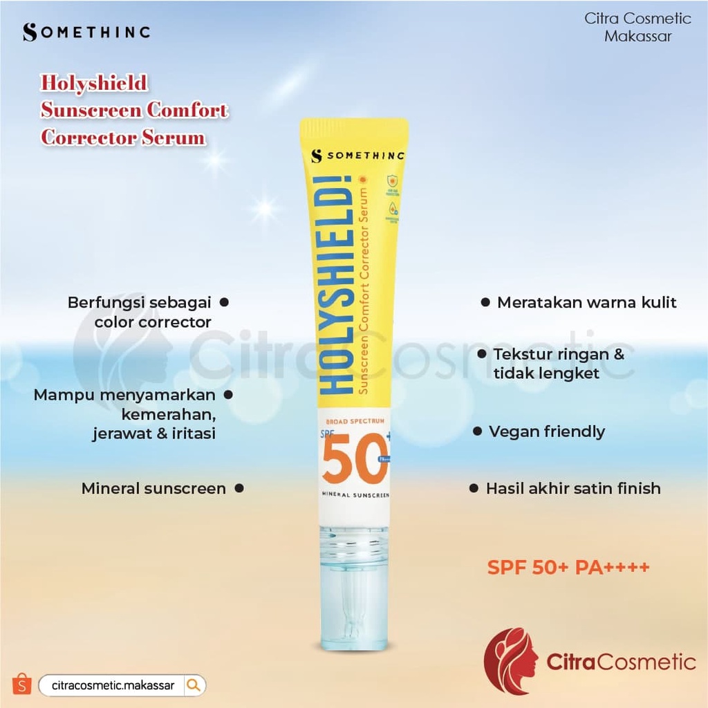 Somethinc Sunscreen Series Glowing Up Stick | Holyshield Sunscreen Comfort | Shake Mist