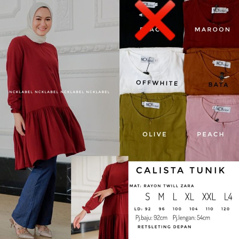 CALISTA TUNIK ORIGINAL BY NCK LABEL