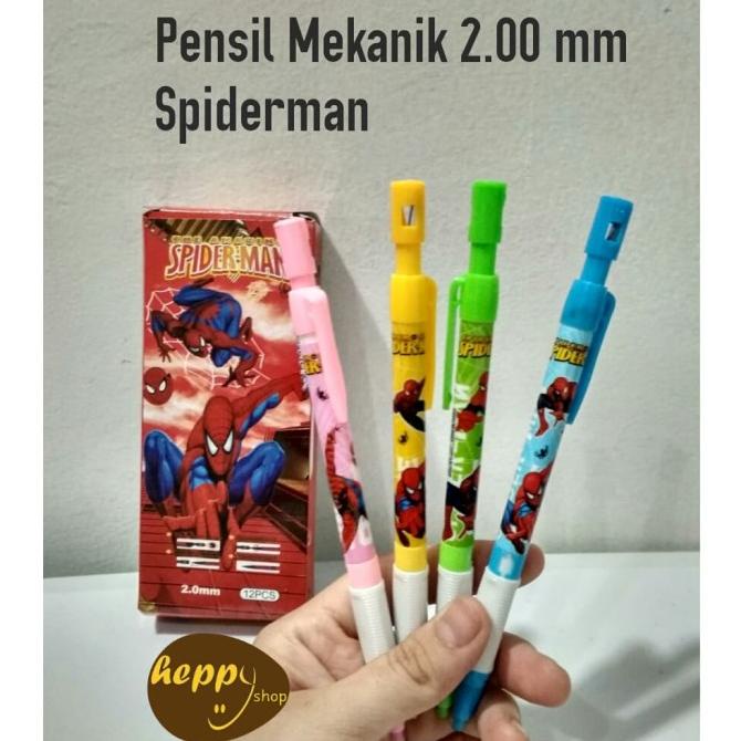 

Pensil Mekanik 2.00 mm Spiderman heppys44 Ayo Beli