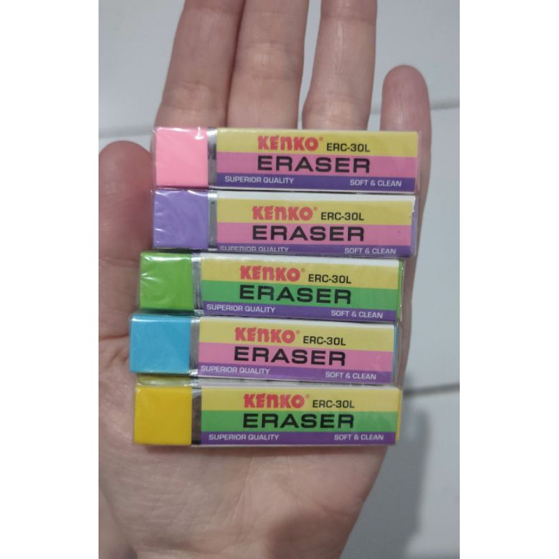 

(Kenko) Eraser ERC 30L Stip Pencil Penghapus Pensil 1 Pcs