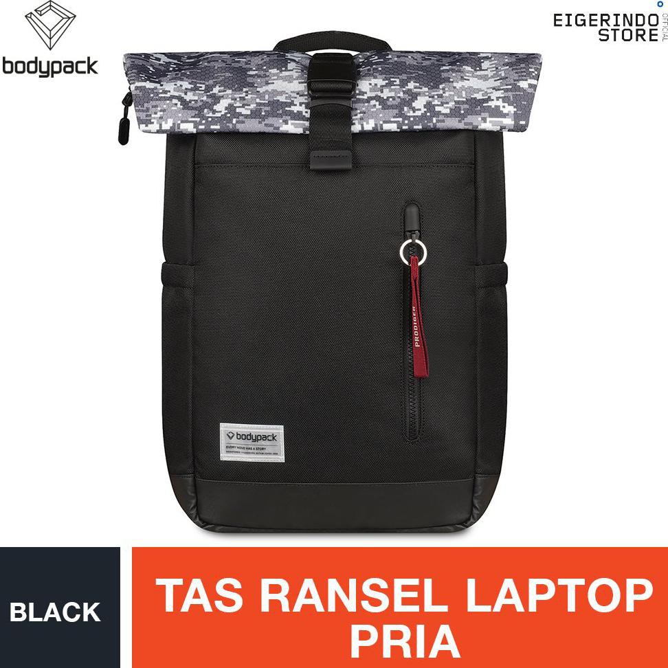 Paling Murah Bodypack Prodiger Leipzig 1.0 Laptop Backpack - Black