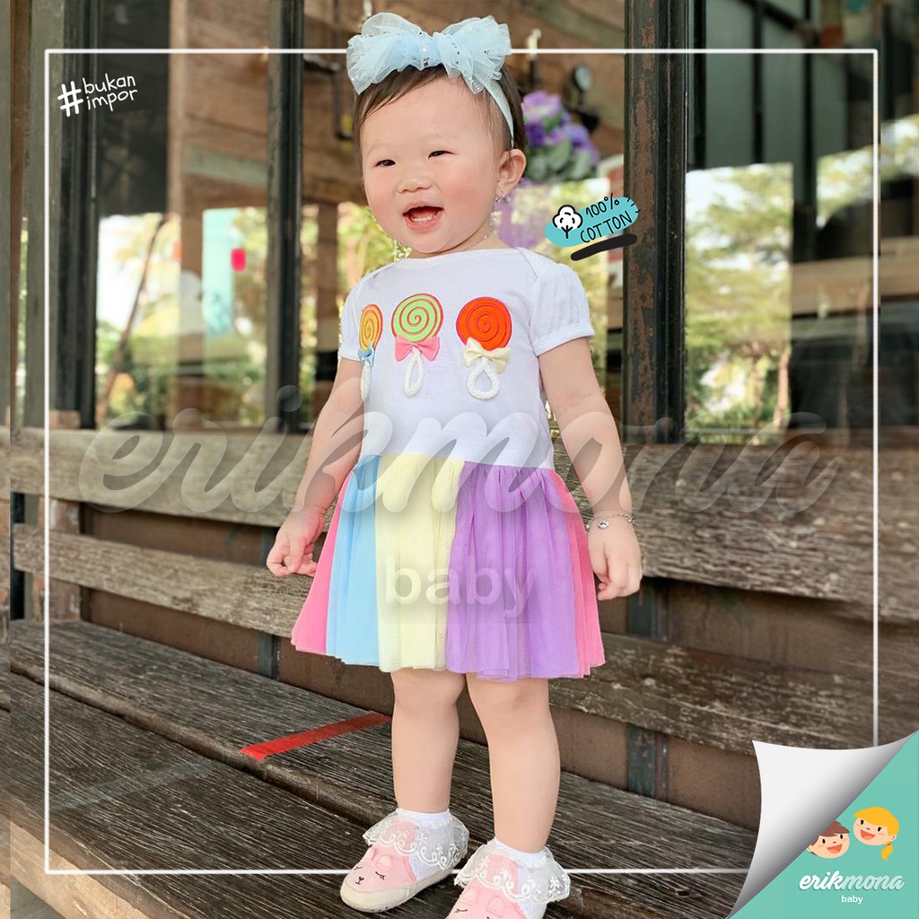 baju bayi jumper bayi baju anak lucu model lolipop