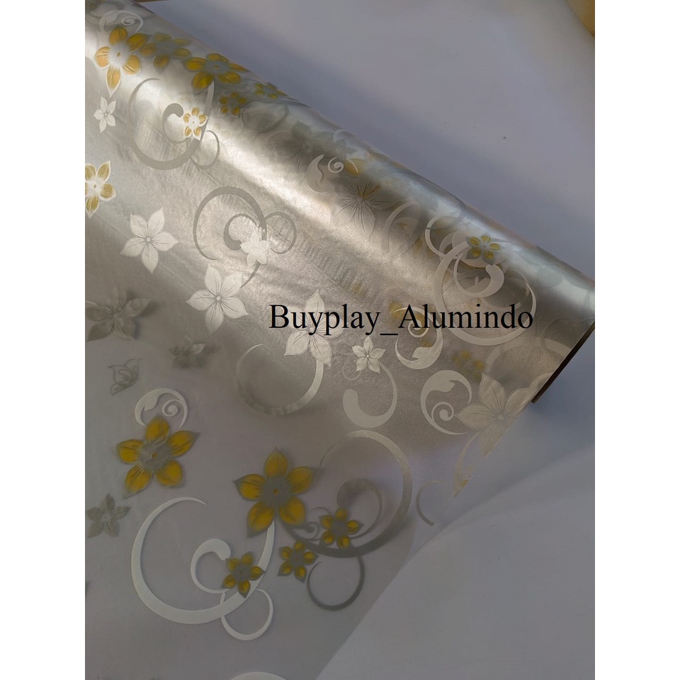 stiker kaca film motif Bunga 102