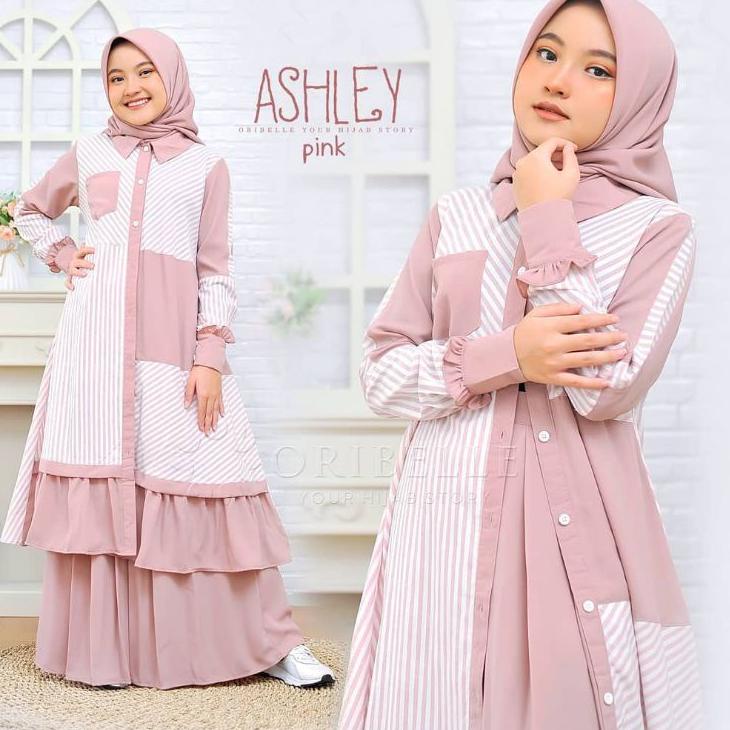 ✭ GAMIS MUSLIM ANAK 8-11 TAHUN/ASHLEY KIDS/SETELAN ANAK MUSLIMAH TERBARU/ORIBELLE KIDS/FAR MOSLEMSTO