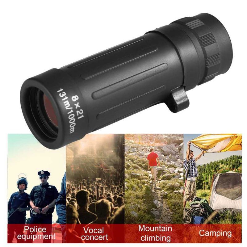 Teropong Mini Compact Huting Monocular Telescope 8 x 21 Zoom