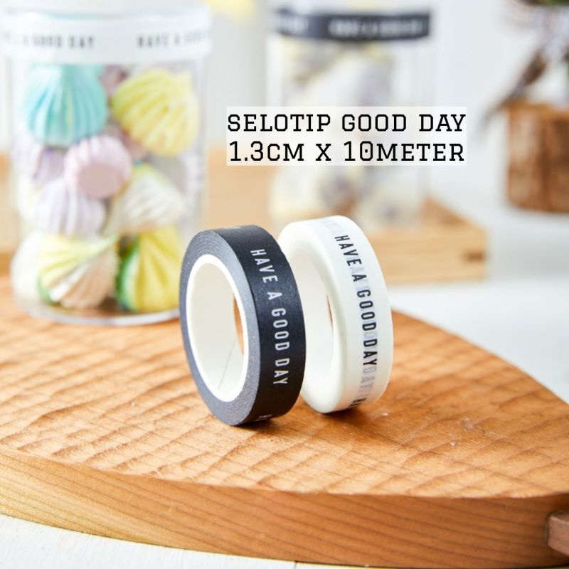 

Selotip toples aksesories good day selotip isolasi lucu