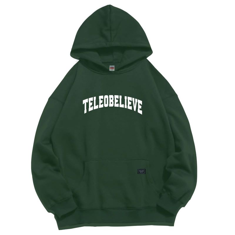 TELEO BELIEVE HOODIE MARS GREEN