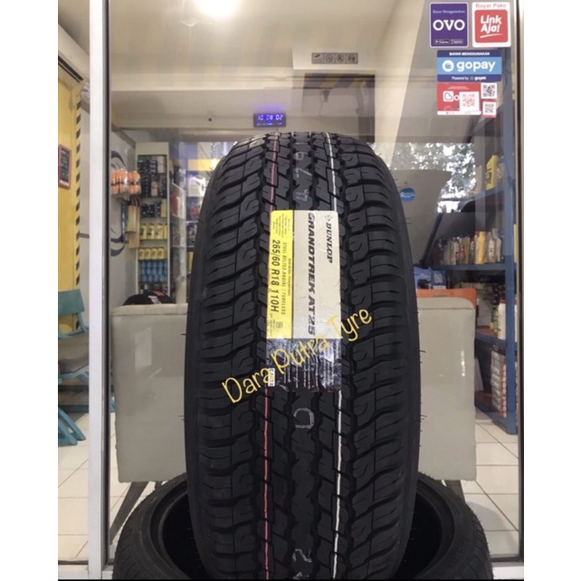 ban 265/60 r18 dunlop grandtrek AT25 265 60 18 (pajero, fortuner, ford)