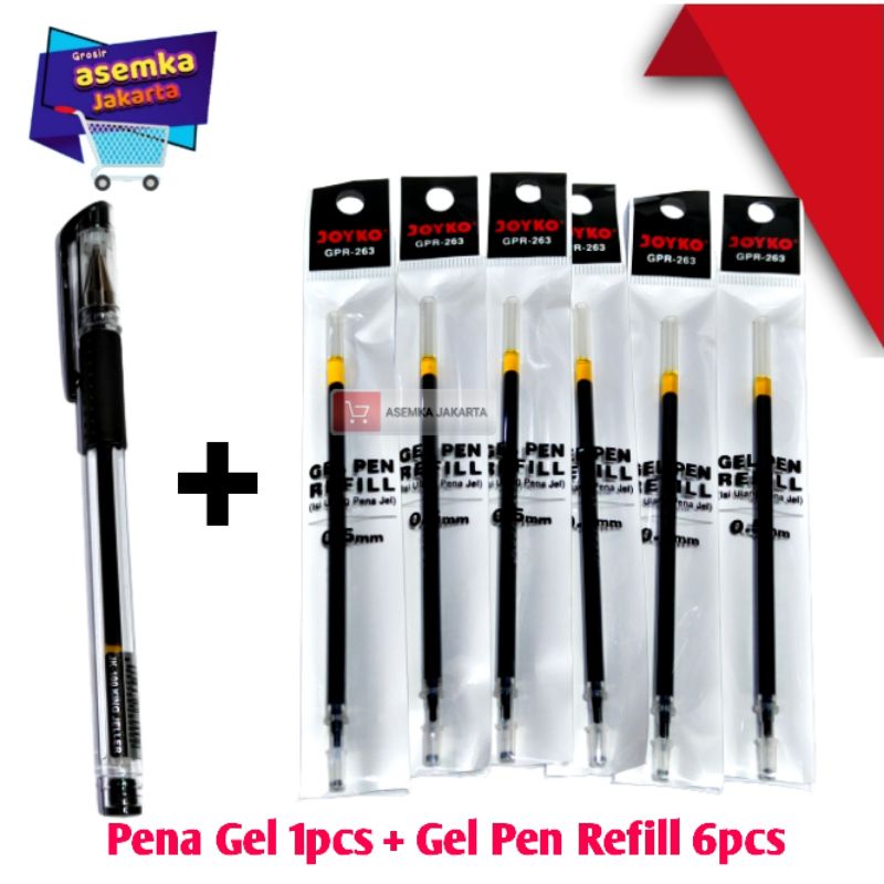 Gel Pen Refill Isi Ulang Pen Isi Pulpen Joyko GPR-263 0.5 mm