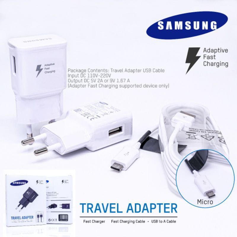 Tc Travel Charger Samsung Note 5 Original 100% Micro USB &amp; Type C